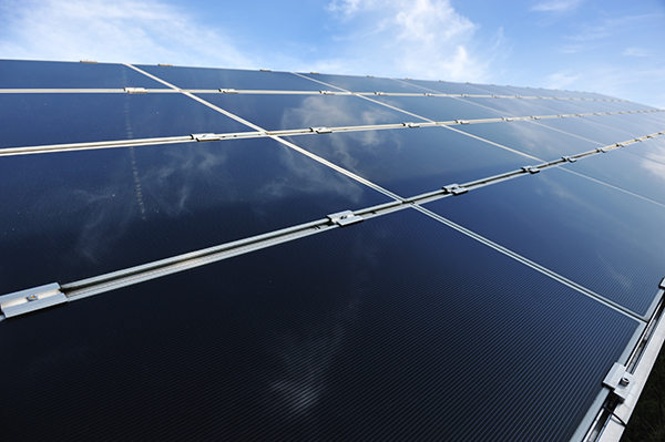 Solar Panels Up Close