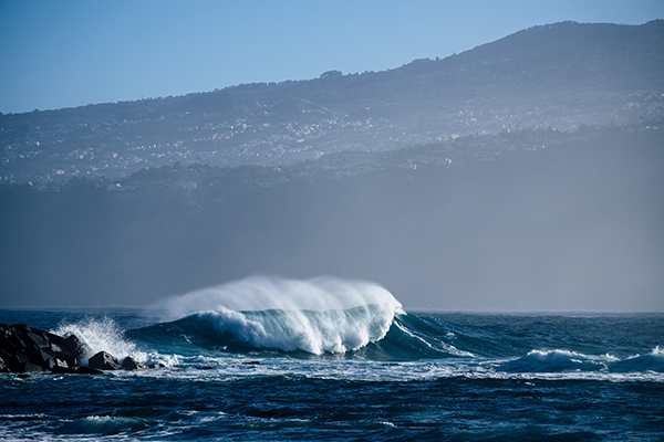 Powerful Wave in the Ocean