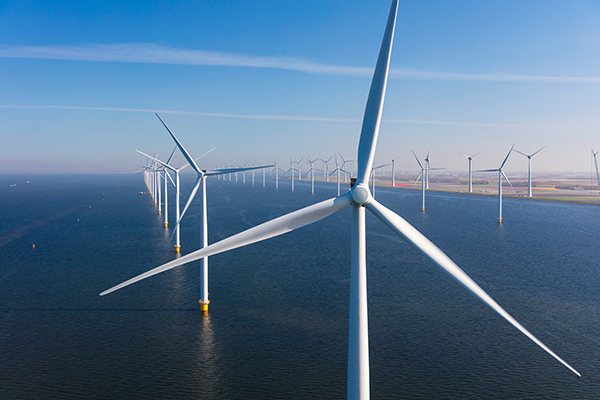 Wind Turbine in the Ocean